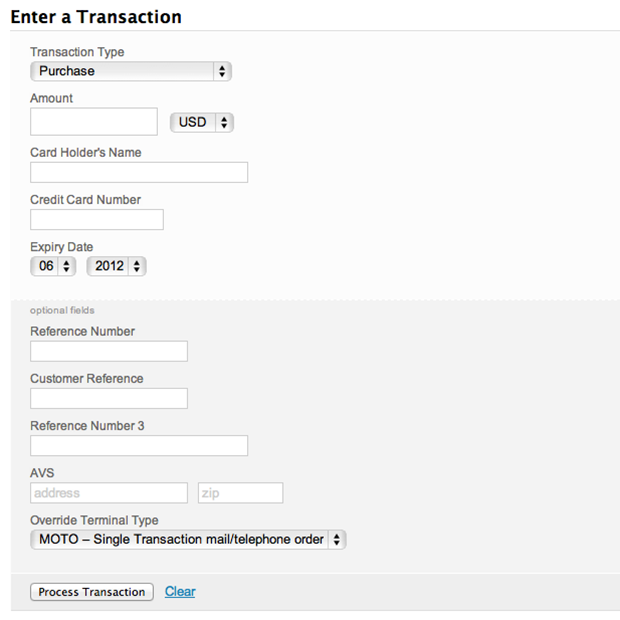Virtual POS